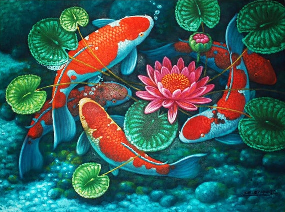 Prosperity Pond by Melencio on Etsy