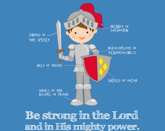 Items similar to Printable PDF Flash Cards - Armor of God on Etsy