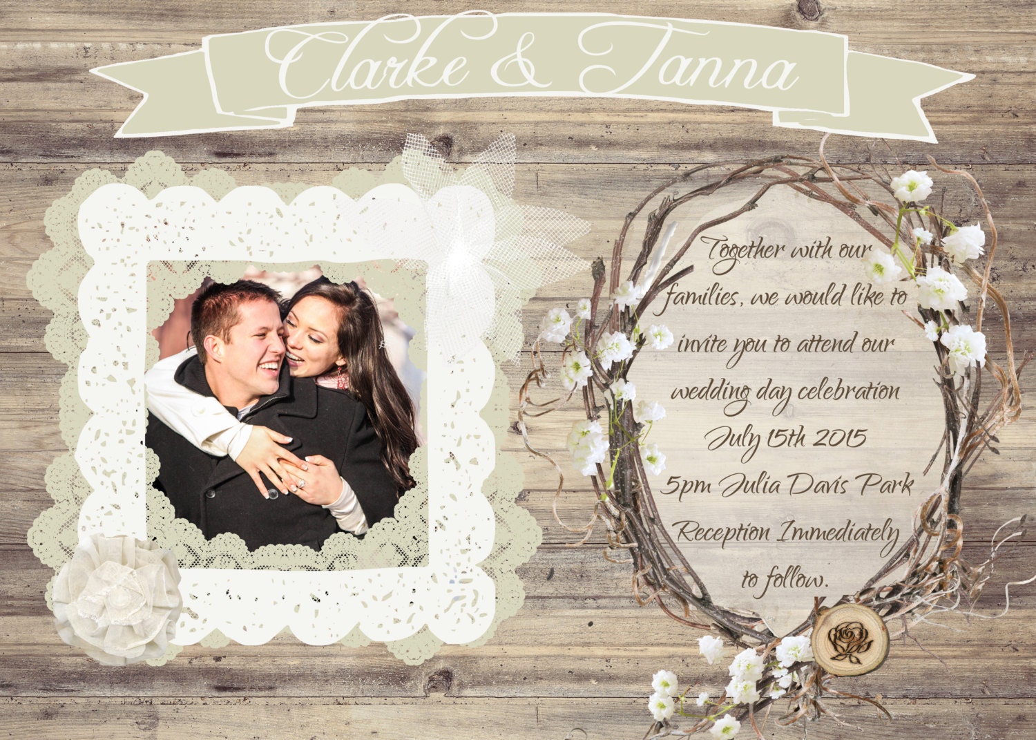 Rustic Wedding Invitations Wedding Invitation Package Wood   Il Fullxfull.664911362 Hscz 