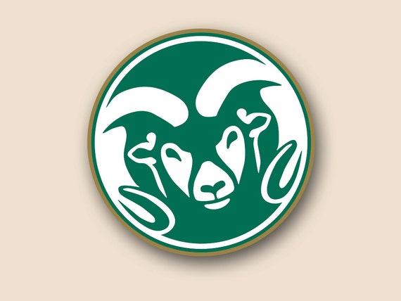 Colorado State Aggies Vinyl CORNHOLE DECAL Logo by CornholeDecals