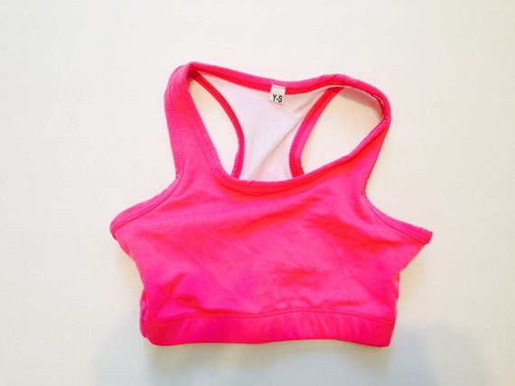 Youth Medium Cheer sports bra by EnvyyApparel on Etsy