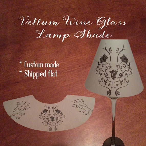 Vellum Custom Made Lamp Shades Set of 2 Home by SuppliesbyDezign