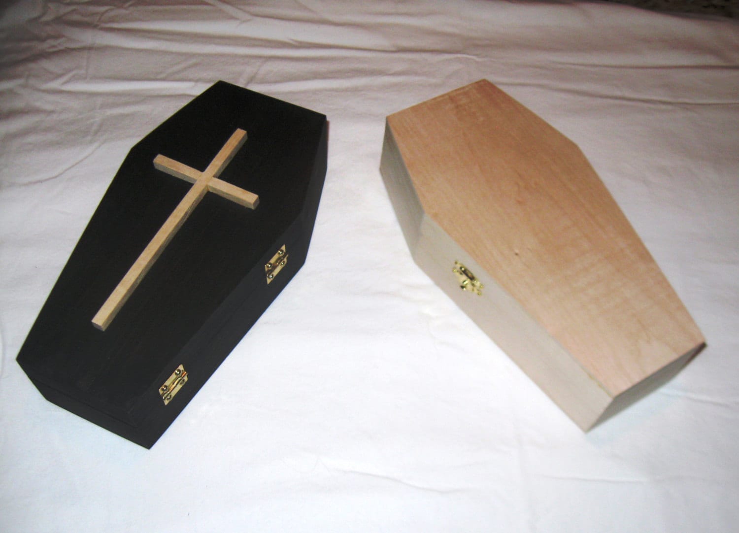 9 Inch Mini Coffin Wood