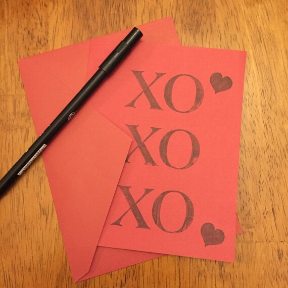 XOXOXO Valentine's Day Card