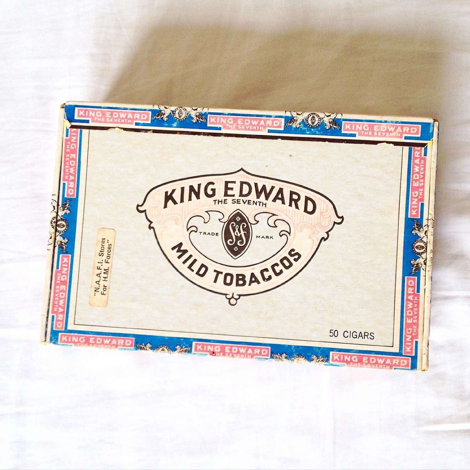 Vintage King Edward Cigar Box