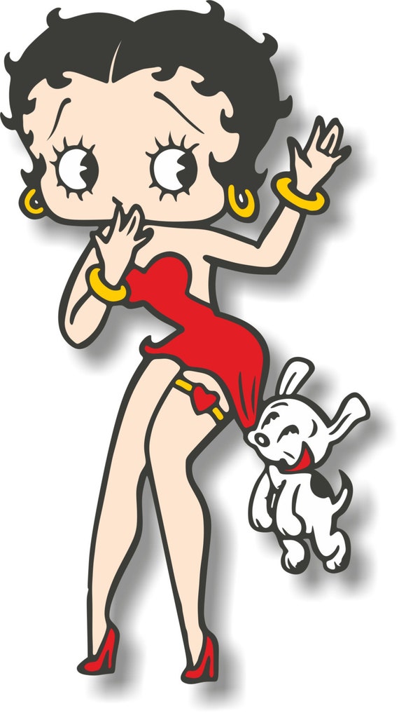Items similar to Betty Boop 01 Vinyl Decal Stickers Laptop Car or