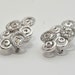 Snap back closure earrings in Sterling Silver 925