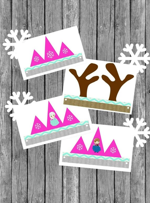 Frozen Inspired Party Hats 4 Frozen Crowns and Antlers