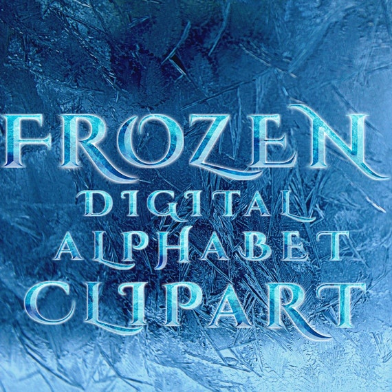 frozen alphabet clipart frozen letters numbers clipart