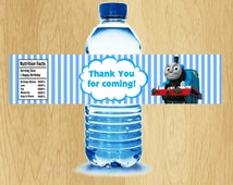 Thomas the train water bottle labels free