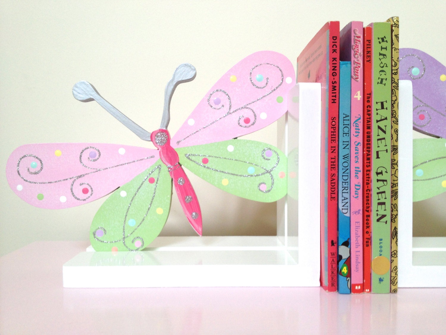 Butterfly Bookends Children's Bookends Bookends Girls