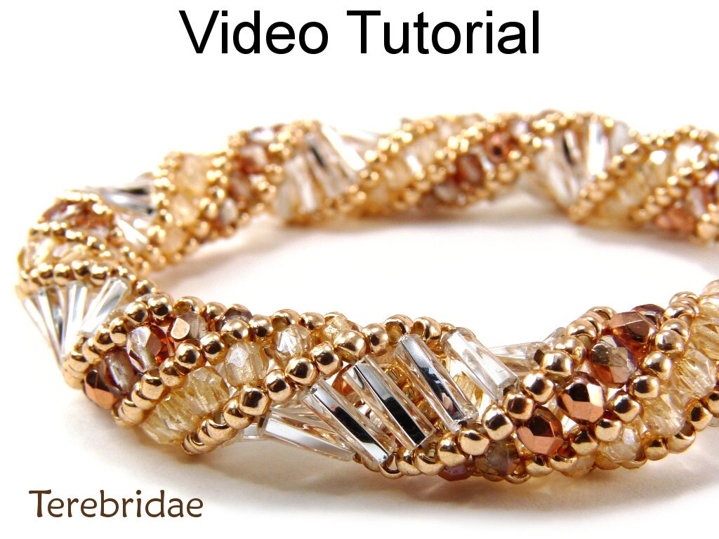 Beading Tutorial Pattern Russian Spiral Stitch Bracelet