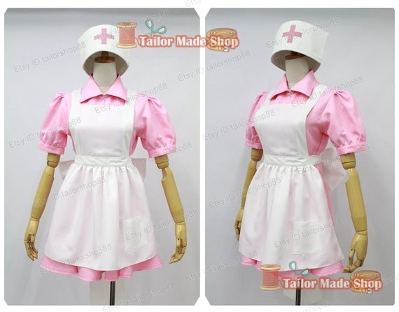 Nurse Joy Pokemon Cosplay Costume pink by TailorShop88 on Etsy