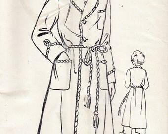 Patron Couture Années 1950 Chemise Sport Nehru Homme - Poitrine 97-102 Cm - Styles Polyvalents Vintage