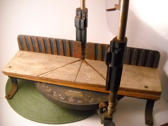 Vintage Miter Box from Stanley 60 by sistersvintageattic on Etsy