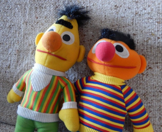 bert and ernie stuffed toys