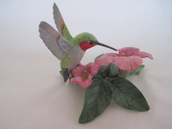 vintage lenox hummingbird on morning glory by vintage lenox hummingbird on morning glory by