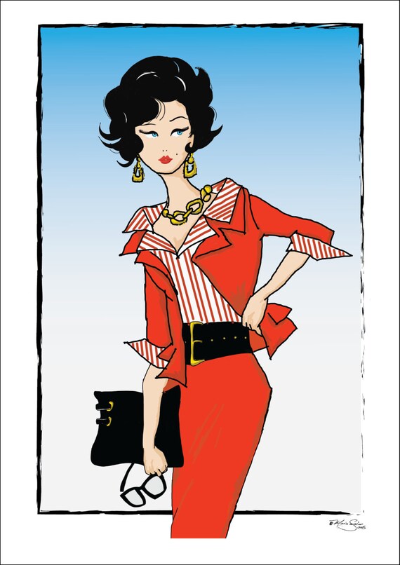 fashion illustration note cards fashion design blank note card set of 4 1960 s fashion illustrations of 2 images day and fashion illustration note cards fashion design blank note card set of 4 1960 s fashion illustrations of 2 images day and