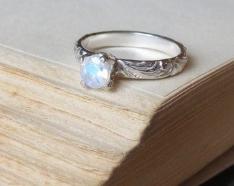 moonstone wedding ring