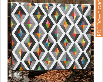 Modern Quilt Pattern - Prism - PDF