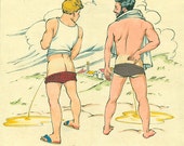 Male Camaraderie Gay Art Male Nude Fine Art Print by Felix dEon Mature