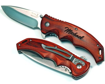 Pocket Knife,Personalized Knife,Fishing Knife,Hunting Knife,Engraved Knife,Best Man Gift,Folding Knife,Groomsmen Gift,A004SW