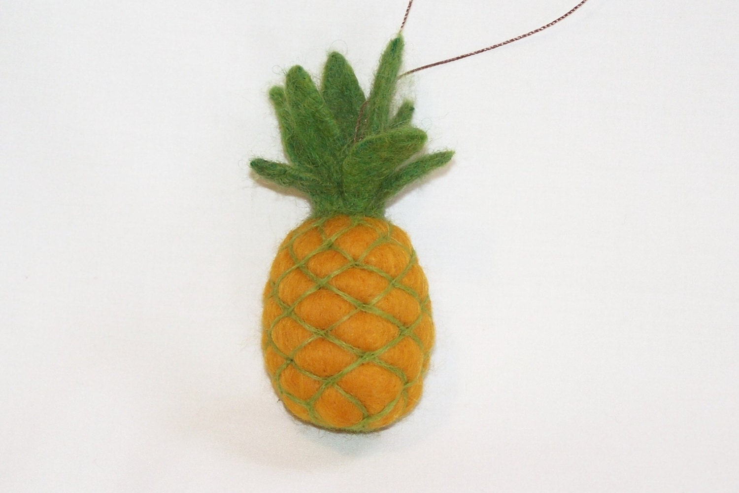 needle felted christmas ornament mini pineapple by needle felted christmas ornament mini pineapple by