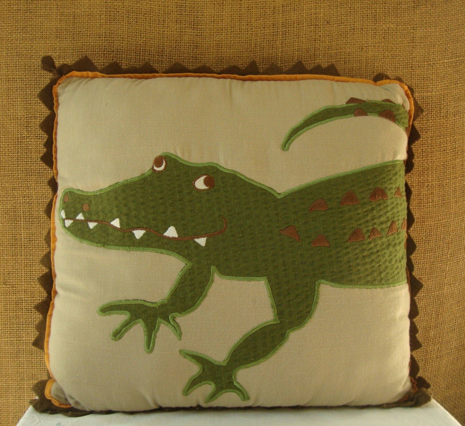 alligator body pillow