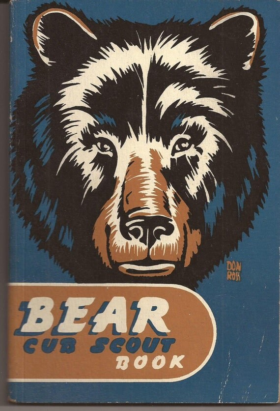 Cub Scout Book Bear Issue Vintage Handbook Cub Scouts Boy