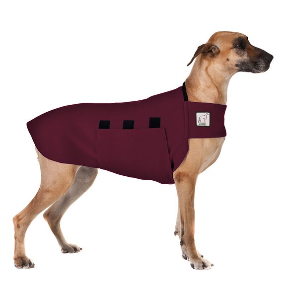 GREAT DANE Tummy Warmer Dog Clothing Fleece Dog Coat Dog