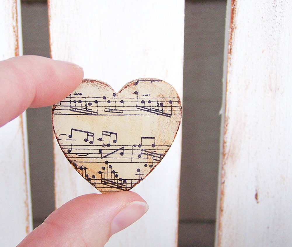 Music Wedding Favor Magnets Wedding Favors Rustic Wedding