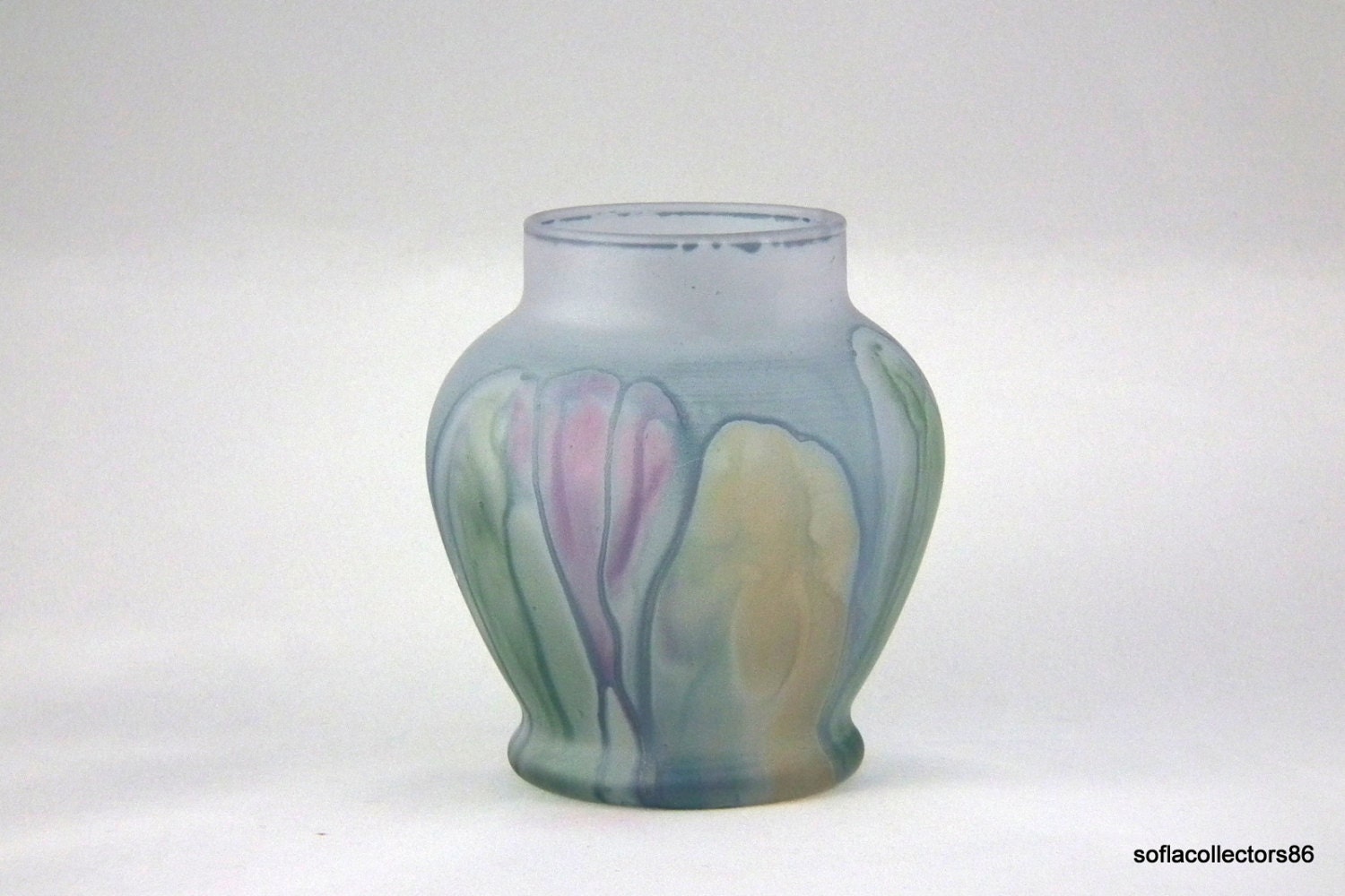 Rueven Nouveau Art Glass Vase Small by soflacollectors86
