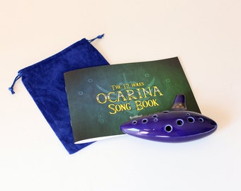 Real Ocarina inspired in The Legend of Zelda + Songbook Set