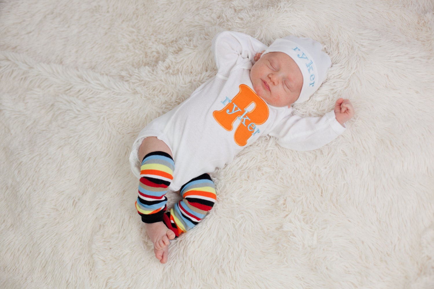 Baby Boy Clothes Monogram Personalized Bodysuit or by mamabijou