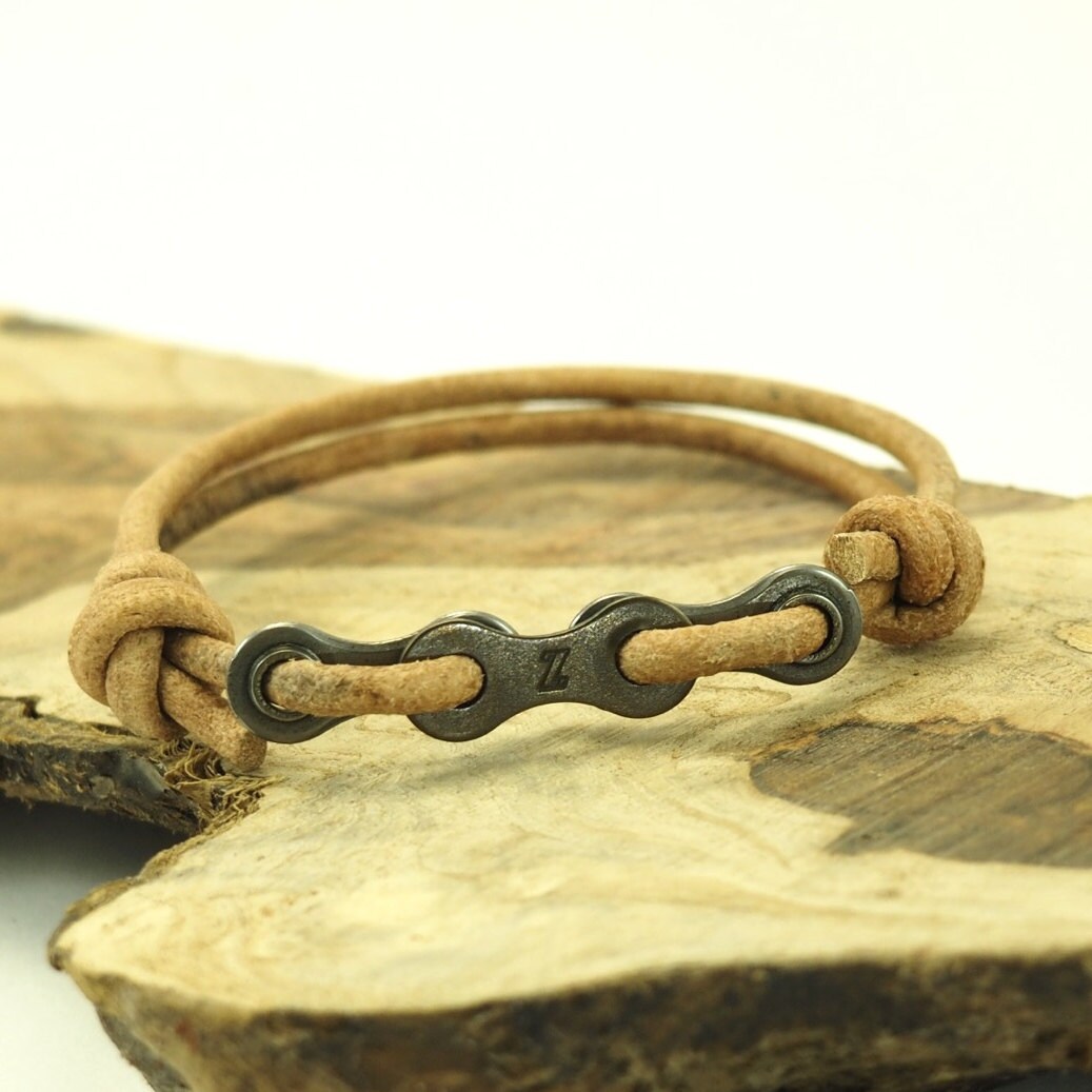 Bicycle Chain Bracelet Bike Chain Bracelet by DesignedTurning