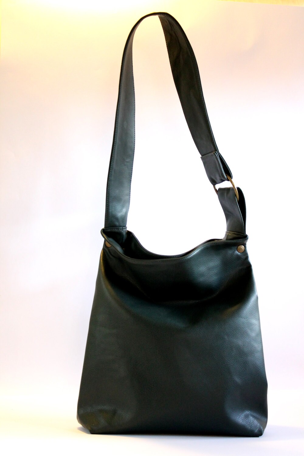 Green Crossbody Bag Woman Large Hobo Bag Green by TikeStudio