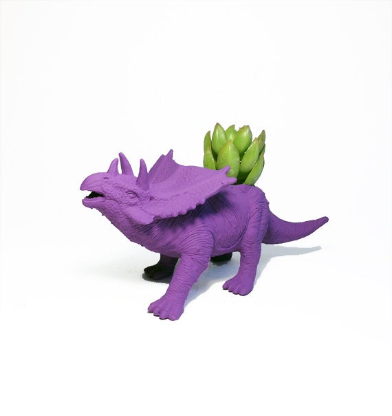 purple triceratops stuffed animal