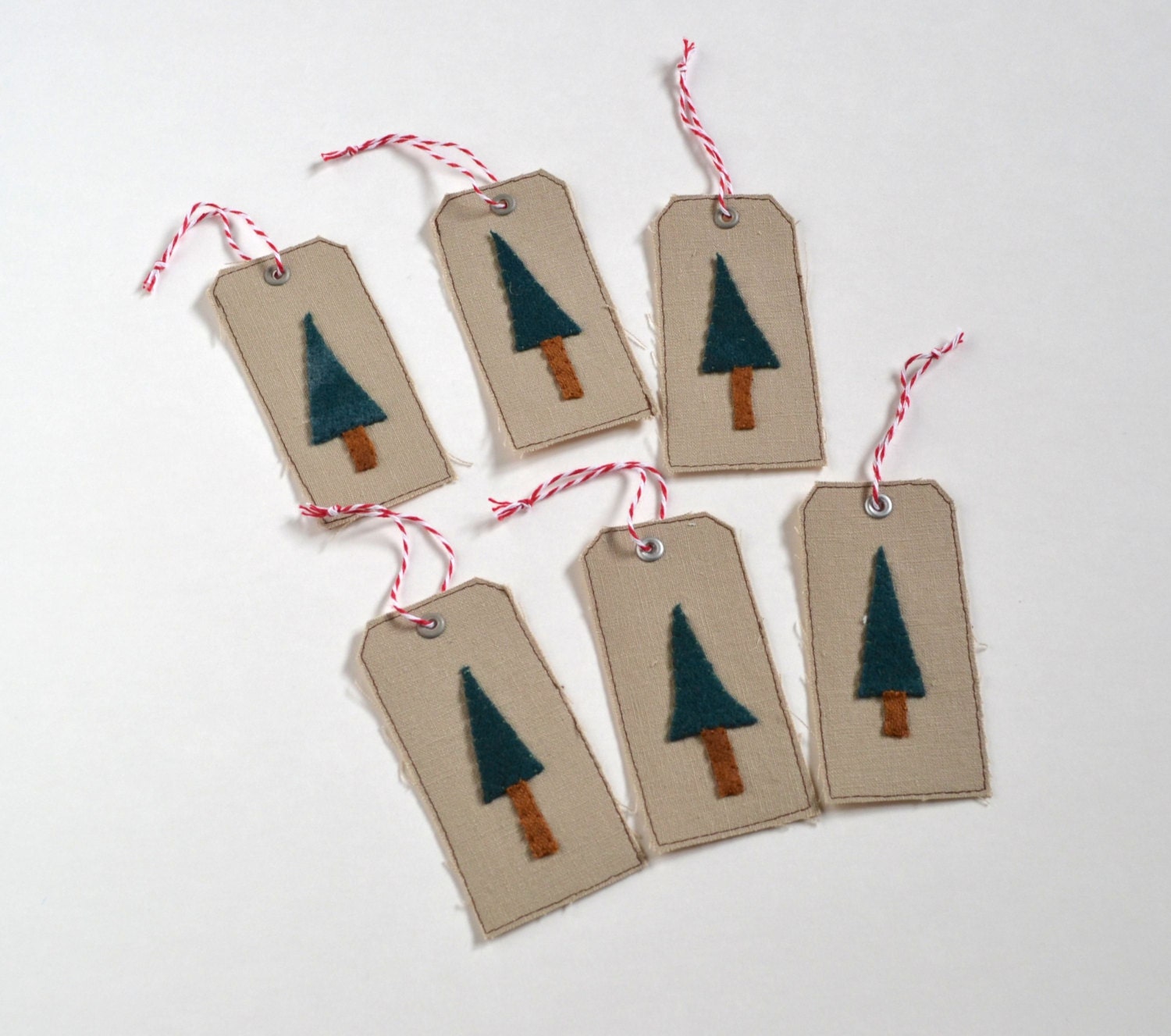 primitive christmas tree gift tags wool felt christmas gift primitive christmas tree gift tags wool felt christmas gift