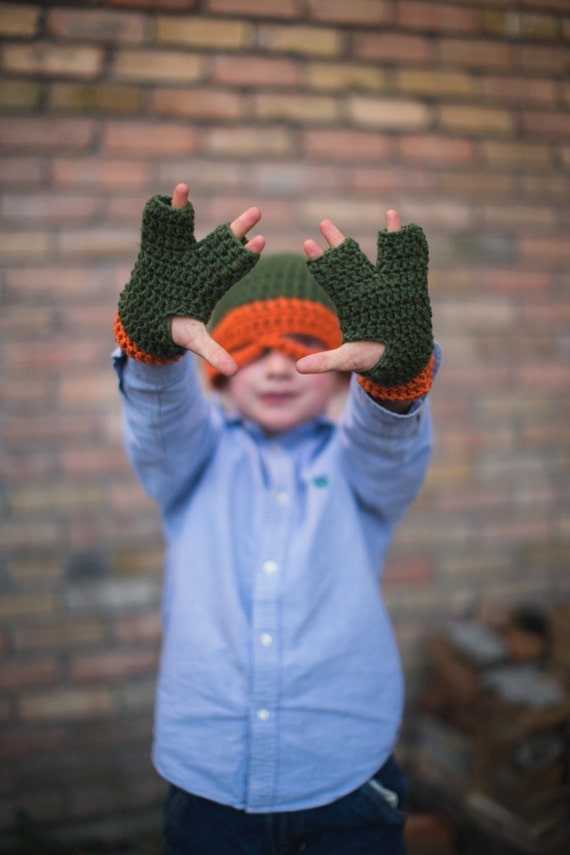 turtles pattern ninja crochet teenage mutant Gloves, 3 Mutant Turtles Crochet Teenage pattern Instant Ninja finger.