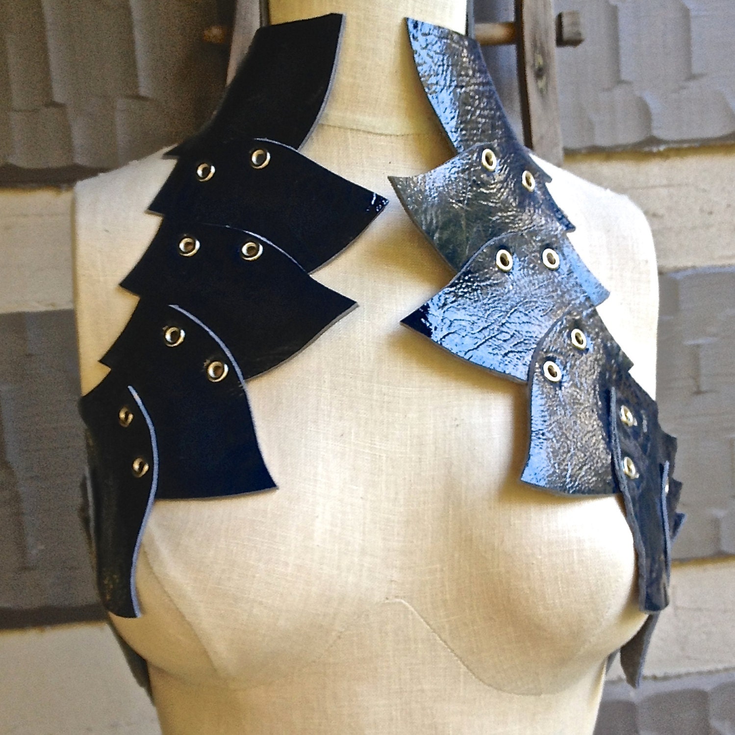 Blue Dragon Scale Vest Madeleine Only by EvolveWell on Etsy