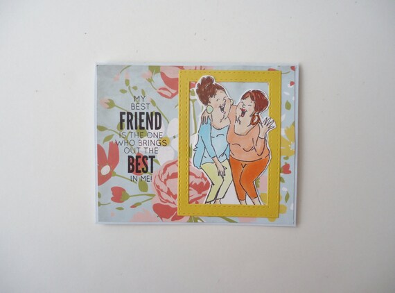 Best friend blank note card My best friend is the one who