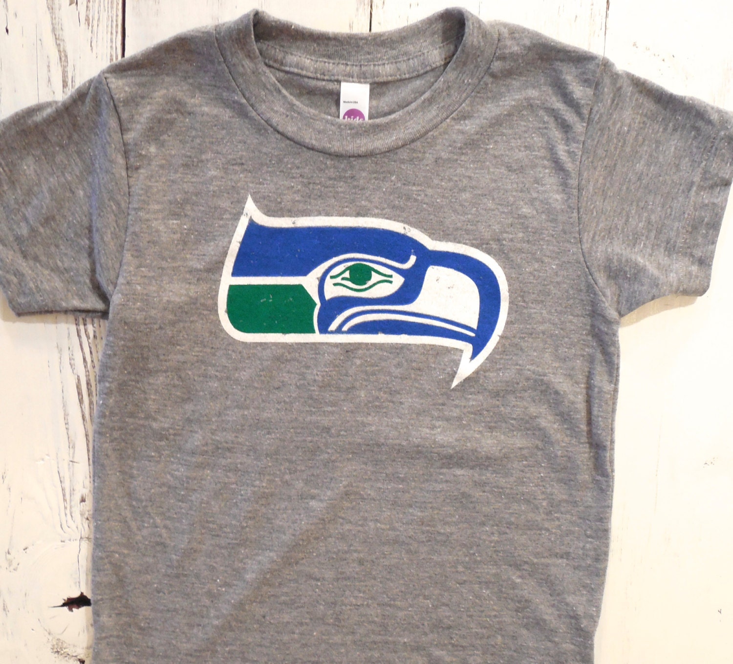 Seattle Seahawks toddler shirt. Hawks kids by Sweetpeaandboy