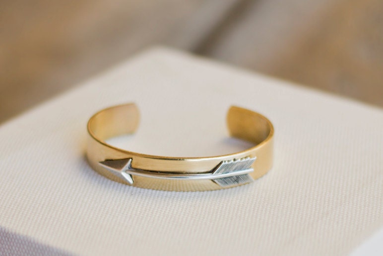 Arrow Bracelet, Arrow Cuff, Stack Bracelet, Cuff Bracelet, Arm Cuff, Brass Cuff, Arrow Bangle, Birthday Gift, Friendship Bracelet