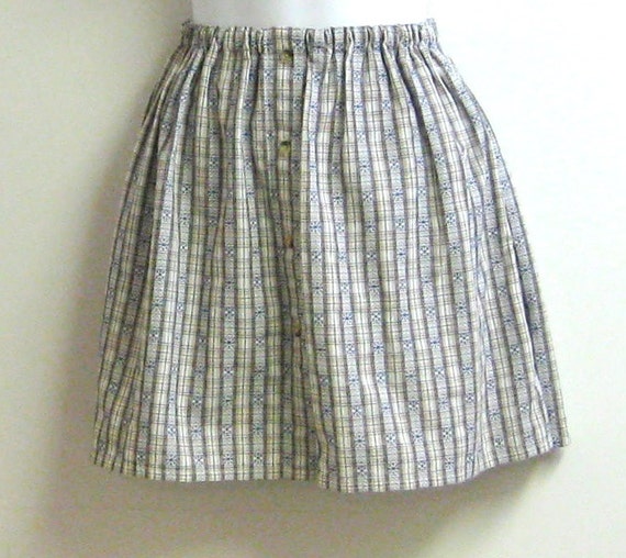 Shirt Skirt Girls Size 7 Shirt Refashion School Skirt Eco