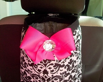 Car Trash Bag with Liner Car Accessories Car Waste Basket