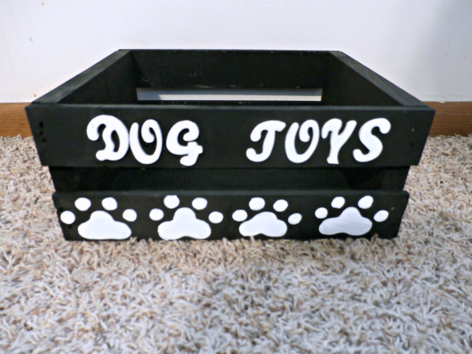 plastic dog toy box