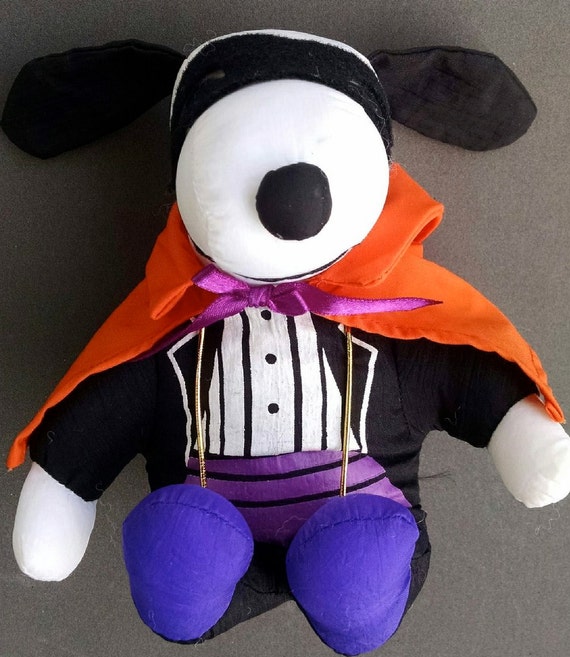 snoopy vampire plush