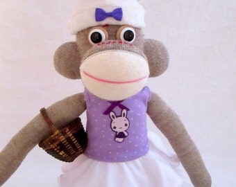 bunny sock monkey