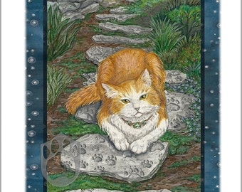 Strength Giclee Print from Mystical Cats by mys