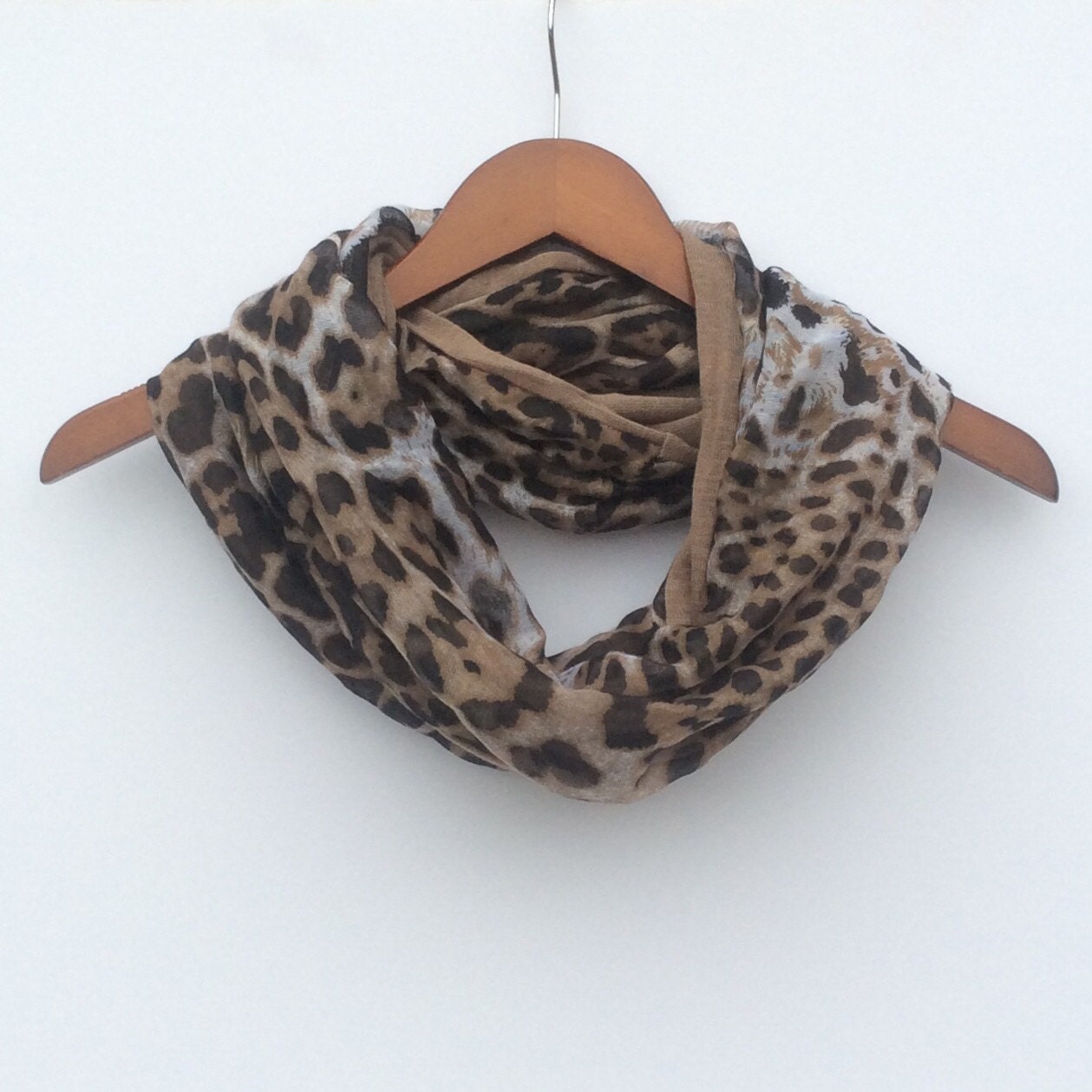 Leopard Print Infinity Scarf